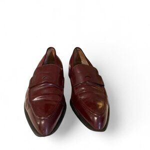 Prada Women's Burgundy Loafers